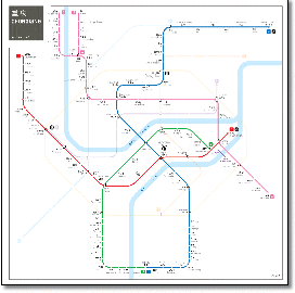 Chongqing metro subway map