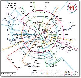 Concentric circles map Moscow Max Roberts