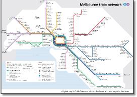 Melbourne train network Ben Lever