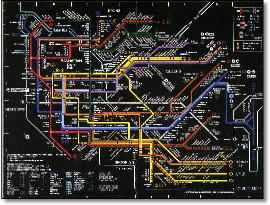 New York subway map unknown
