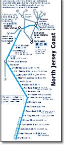 San Fransisco train / rail map