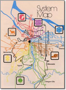 Portland system map