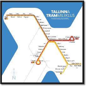 Tallinn tram map Estonia Chris Smere