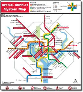 Washington Covid-19 metro map