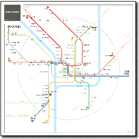 Washington subway metro map