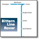 Bittern Line Rover map