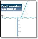 East Lancashire Day Ranger map