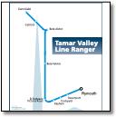 Tamar Valley Line Ranger map