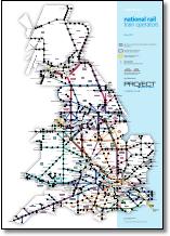Thameslink in-car journey planner map 