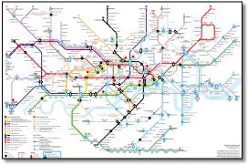 Standard Underground tube map 2014