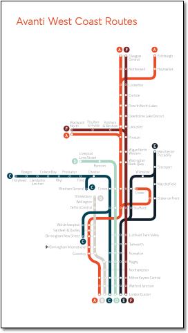 Avant West Coast map Dec 2019 network rail map