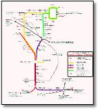 Deeside Metro train rail network map