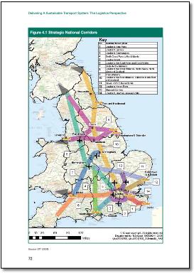 Rail freight map