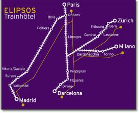 Elipsos trainhotel map