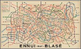 French Dispatch film transit map