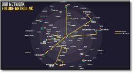 Greater Manchester Local Train Metrolink Network Maps