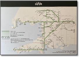 GWR IET in-car map