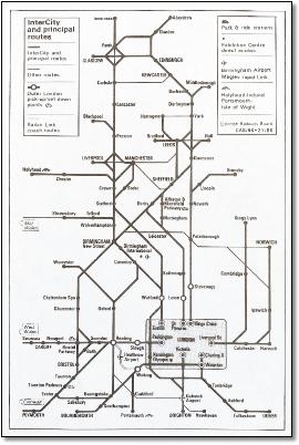 Intercity map c1985
