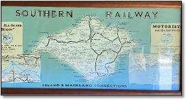 Isle of Wight Steam Railway map