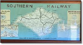 Isle of Wight Steam Railway map