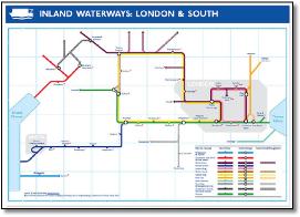 Waterscape London & South canals map