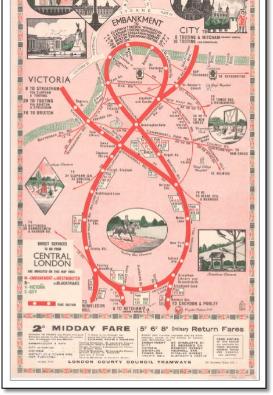 InterCity train rail map