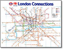 London & South East connections train rail map