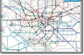 London train / rail / underground network map