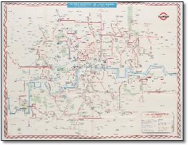 London Trolly & Tram map 1947