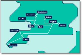 FGW regional rail train map