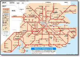 Network Railcard train rail map