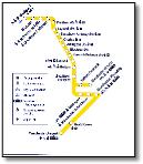 Northern train rail timetable map 