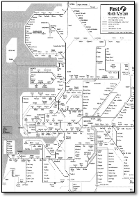 North Western train rail map
