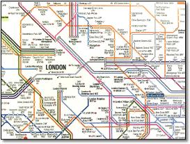 RailRoute map Railmap London Stratford detail