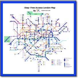 SFL-Step free access Map-March-2020 London tube & Rail map