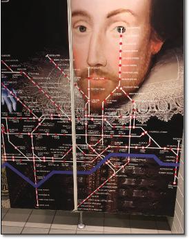 Shakespeare tube map