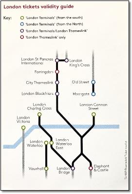 Thameslink station map St Pancras