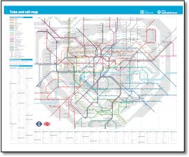 tube train map