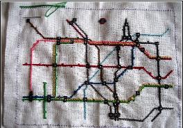 Tube x-stitch map