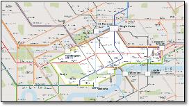 London Rail and Tube map Urban-Map