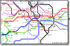 Urban Rail tube map