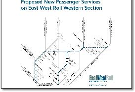 EWR route western section map