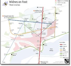 Widnes on foot map Martin Owens