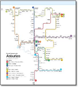 Asturias Chris Smere train rail map