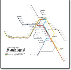 Auckland Metro map Chris Smere train rail