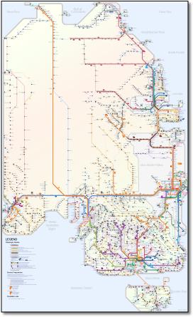 Australia National_Combined_Rail_Map