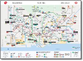 Barcelona metro map 2024