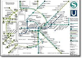 Berlin train rail map