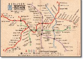 Berlin U-Bahn map 1947 Berlin subway from 1948