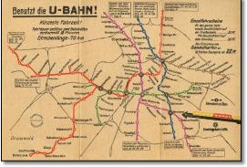Berlin U-Bahn map 1930 